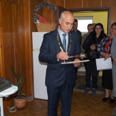 Посрещане на новоизбрания Кмет на Община Николаево г-н Николай Дончев Кънев от Общинска администрация, 06.11.2019 г.